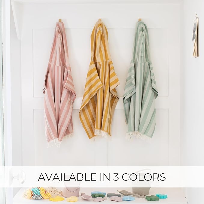 ZICOTO Stylish Hooded Beach Towel for Kids - Extra Soft and Fast Drying Poncho for Toddlers 3-6 Years is Made of Premium Cotton - Perfect Cover Up for Beach Days or Pool and Bath Time Adventures