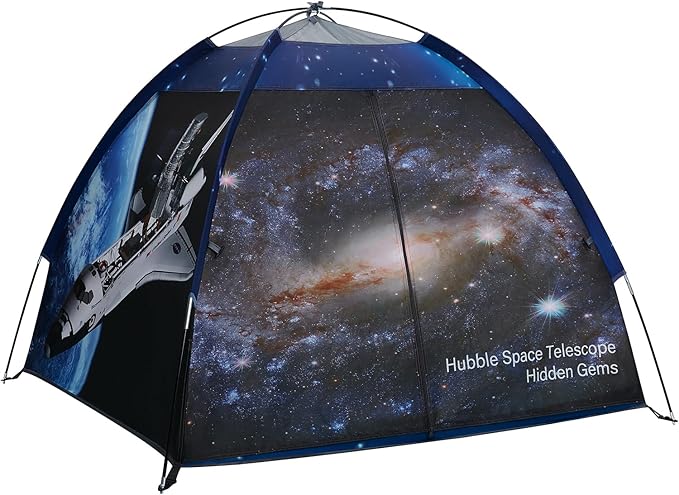Mnagant Play Tent for Boys and Girls- Space Shuttle Atlantis with Hubble Dome Tent for Kids Gift- ToddlerPop Up Tent Playhouse for Indoor Imaginative and Physical Play- 47" x 47" x 43 "