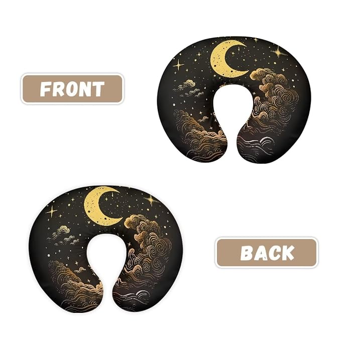 Cloud Moon Nursing Pillow Cover for Baby Boys Girls, Breathable Pillowcase Fits The Original Support for Breastfeeding Bottle Feeding for Baby Boys and Girls