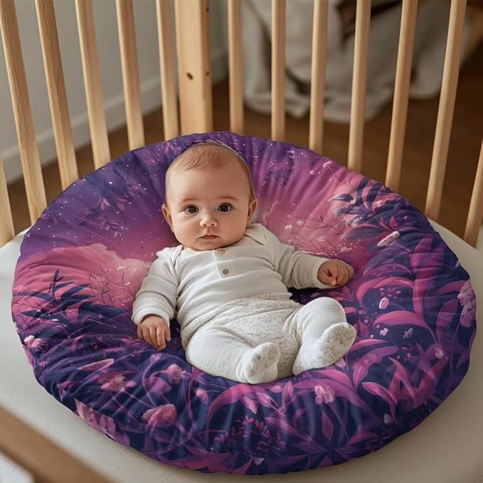 Sleeping Panda Nursing Pillow Cover Case Plush Breathable Breastfeeding Pillow Slipcover Fits Nursing Pillow Super Soft Snug Positioners for Baby Boy Baby Girl Feeding Cushion Cover