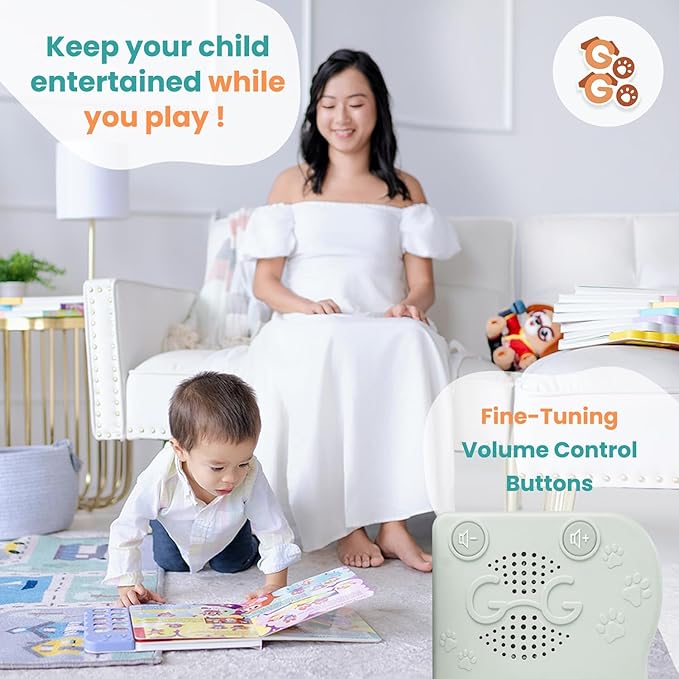 GO GO Children's Songs from East and West 8 Baby Songs, Musical Book for Toddlers 1-3, Nursery Rhyme Books, Talking Features, Singing Toys and Music for Early Learning and Entertainment