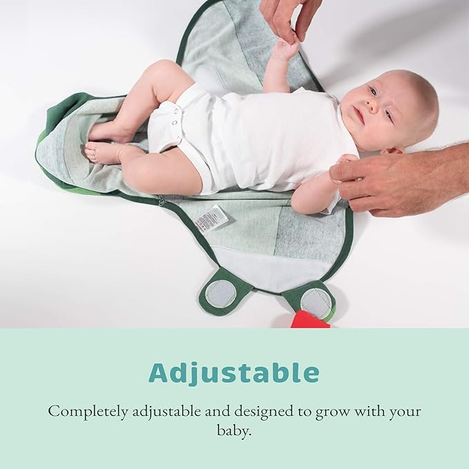 Cuddle Club Swaddles for Newborns - Baby Swaddle Blanket for Boys & Girls - Adjustable Hook-and-Loop Cotton Wrap for Newborn 0-3 & 3-6 Months with hat