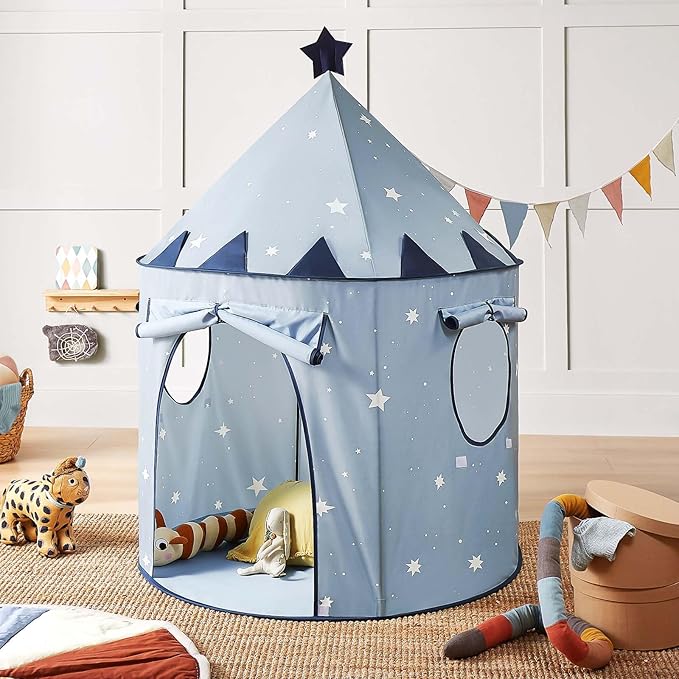 Tiny Land Kids Play Tent, Pop-Up Cute Toddler Tents, Portable Baby Tent for Indoor Fun & Imagination