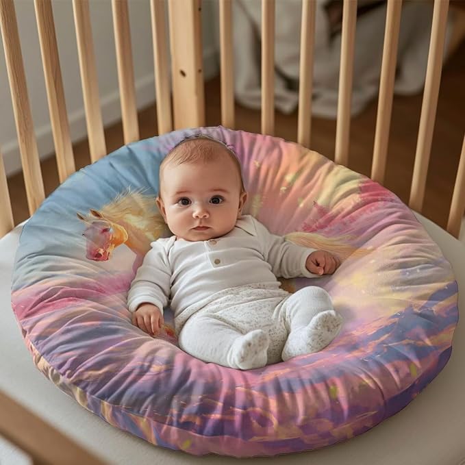 Fantasy Horse Pillow Cover Girls Cute Shark Breastfeeding Pillow Cover for Baby Snug Fits Newborn Nursing Pillow Case Super Soft Nursing Pillow Slipcovers for Breastfeeding Moms