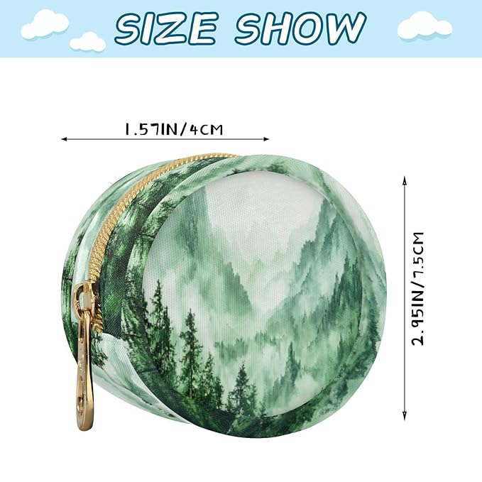 Mountain Pacifier Holder Case for Newborns Portable Travel Pacifier Storage Container for Diaper Bags