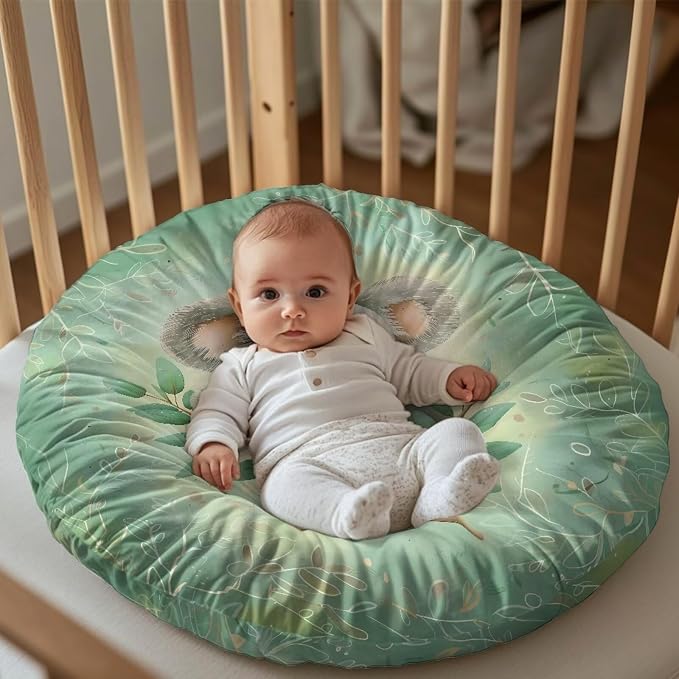Cute Koala Boy Girl Gender Neutral Nursing Pillow Cover Baby Breastfeeding Slipcover Infant Newborn Nursery Bottle Pillowcase Feeding Cushion Cover (Pillow NOT Included)