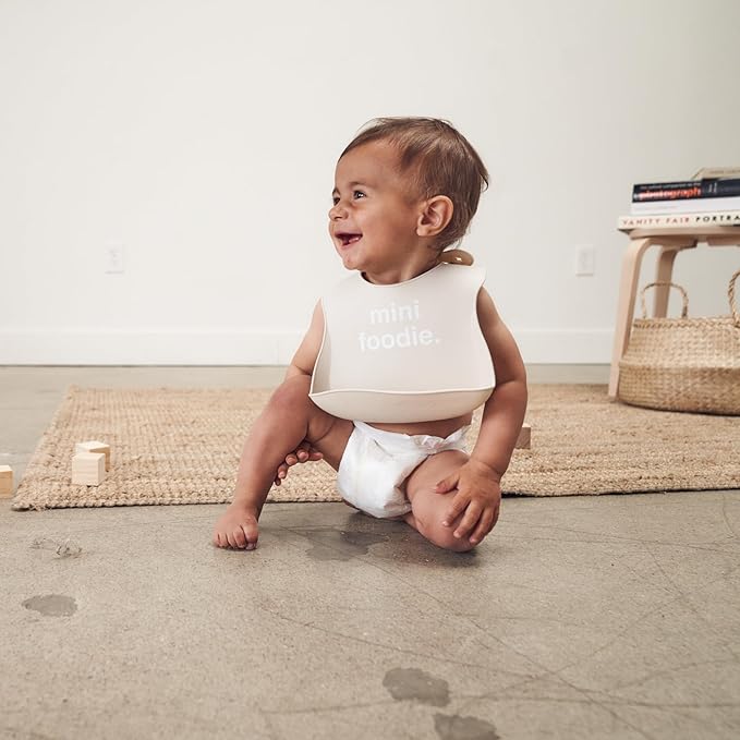 Denver James Silicone Feeding Bibs | Dishwasher Safe. Waterproof. Adjustable.