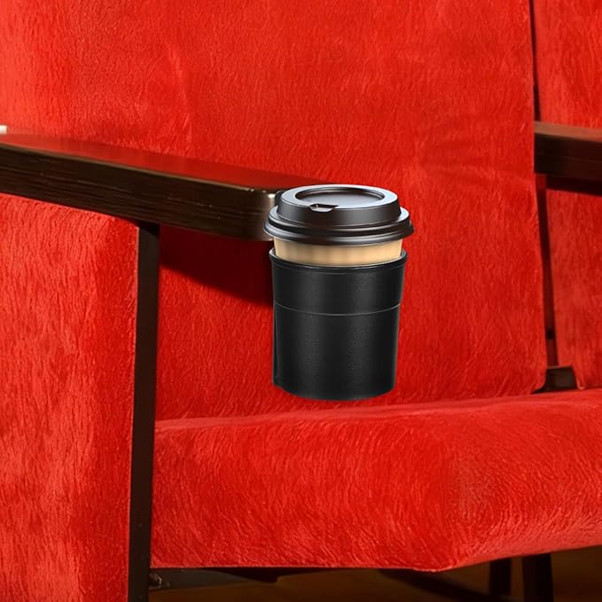 WOONEKY Outdoor Cup Holder for Cinema Chairs and Wheelchairs Portable Bottle Rack Baby Milk Bottle Holder Chair Accessory Easy Install
