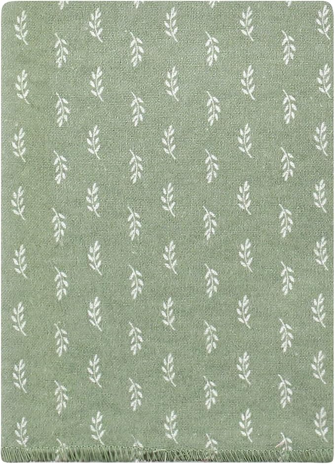 Hudson Baby Unisex Baby Cotton Flannel Burp Cloths Bundle, Fall Botanical, One Size