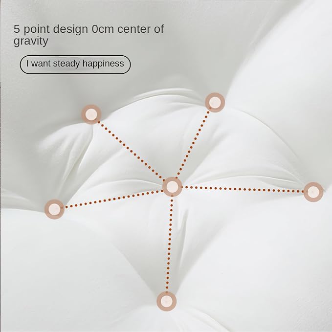 Newborn Infant Lounger Pillow Cover, Removable Ultra Soft Comfortable Slipcover (H)