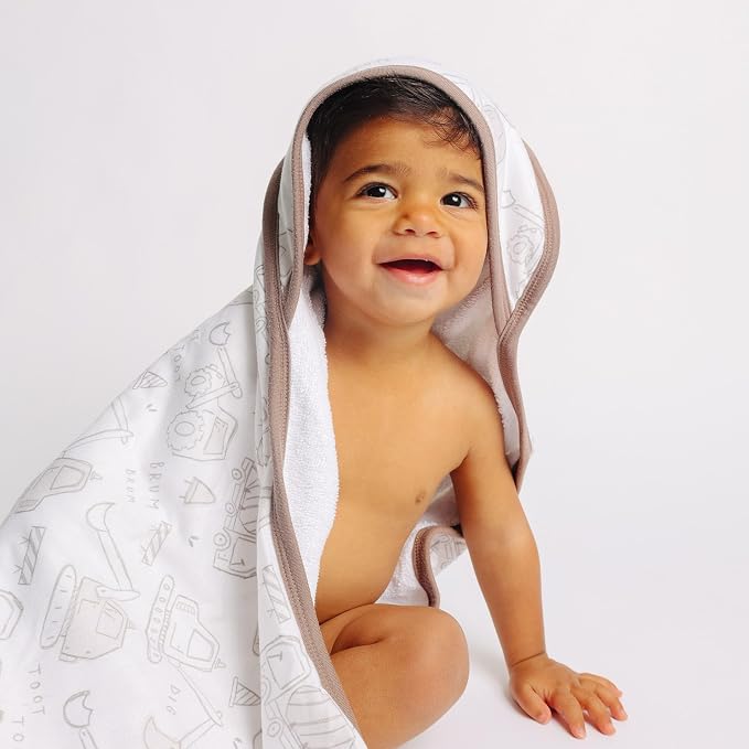 Copper Pearl Premium Knit Hooded Bath Towel Gage