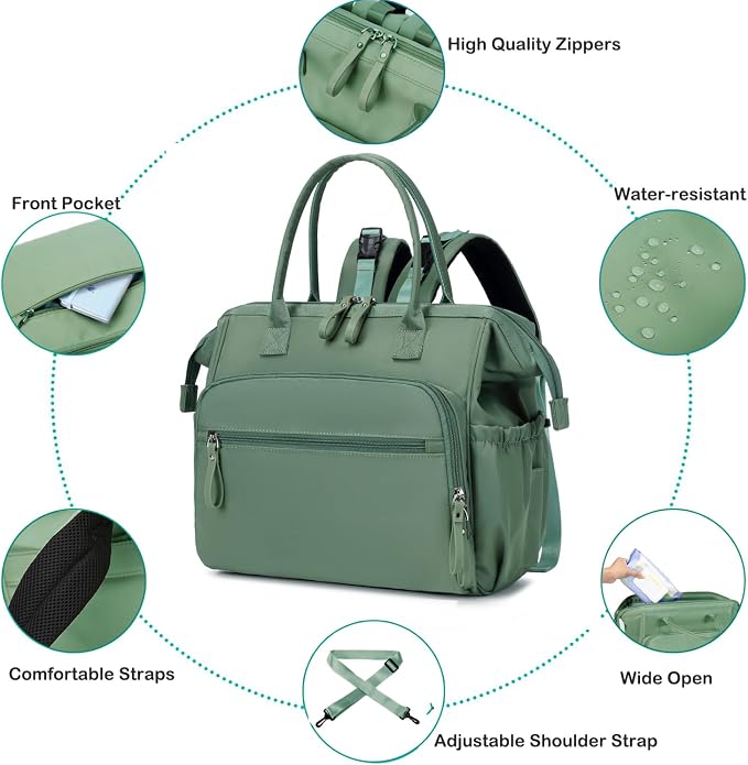 LORADI Large Diaper Bag Tote, Hospital Bag, Baby Shower Gifts