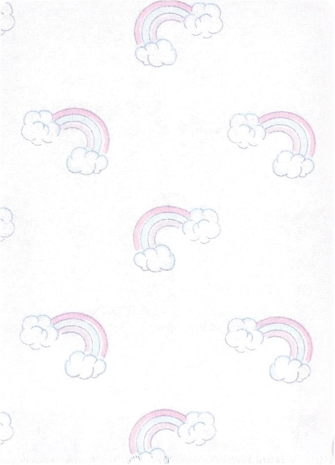 Hudson Baby Unisex Baby Flannel Burp Cloth 12pk, Dreamy Unicorn, One Size