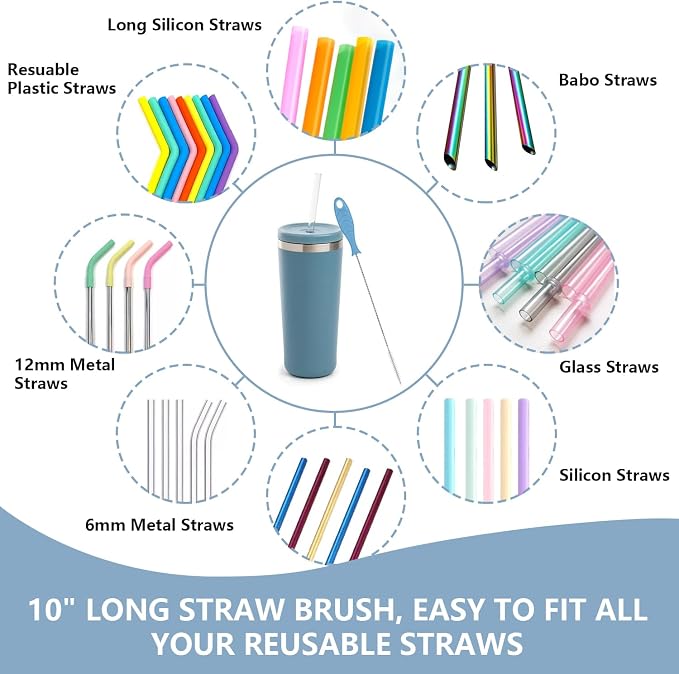 Silicone Bottle Cleaning Brush,Baby Travel Essential Bottle Brush Set, 3 in 1 Silicone Brush, Nipple Brush, Straw Brush