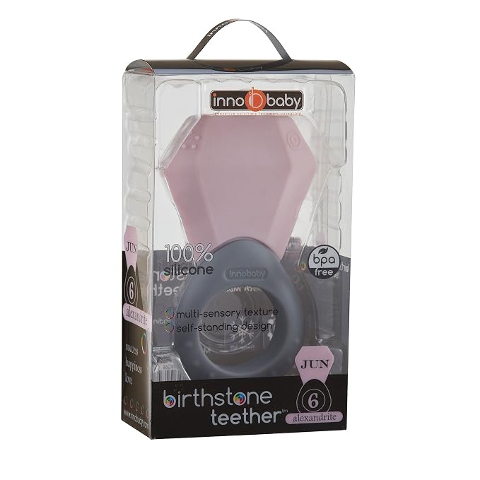 INNOBABY TEETHIN' Smart Birthstone Ring TEETHER - June (Alexandrite)