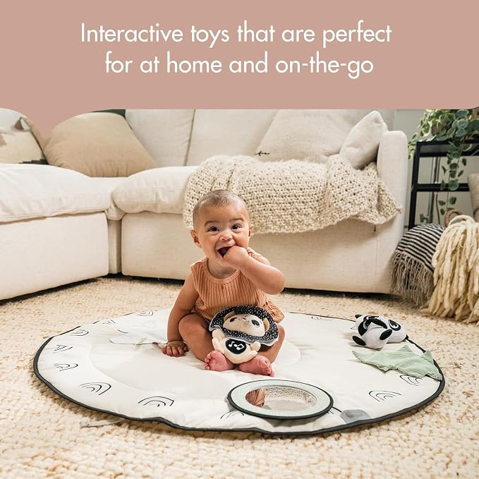 Tiny Love Luxe Developmental Gymini – Black & White Décor Collection, Black