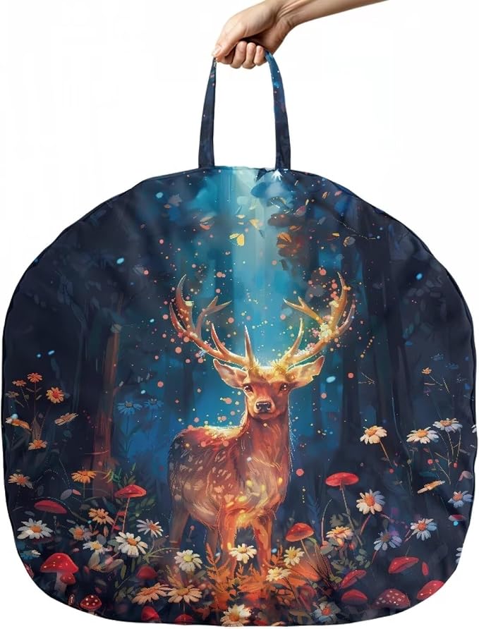 Deer Nursing Pillow Cover Girls Breastfeeding Pillow Cover for Baby, Snug Fits Newborn Nursing Pillow Case Super Soft Breathable Breastfeeding Pillow Slipcover