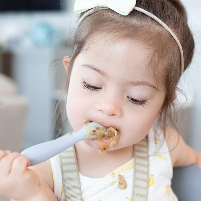 Easy Learn Baby Spoon Set (Sea Foam)