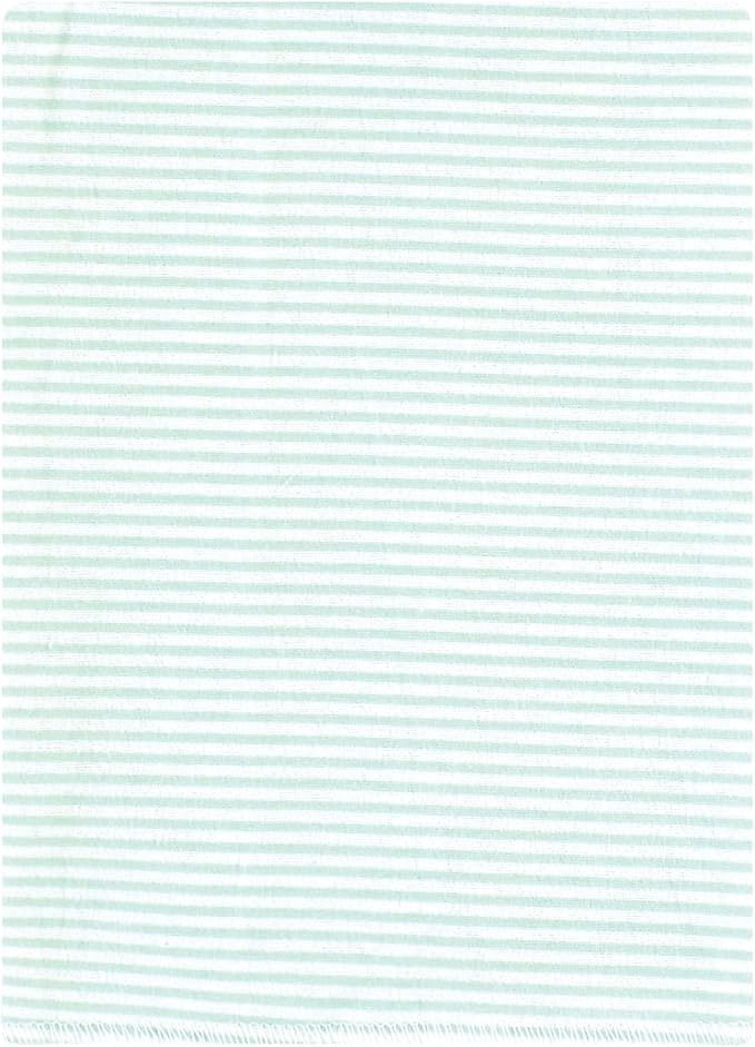 Hudson Baby Unisex Baby Cotton Flannel Burp Cloths Bundle, Eucalyptus, One Size