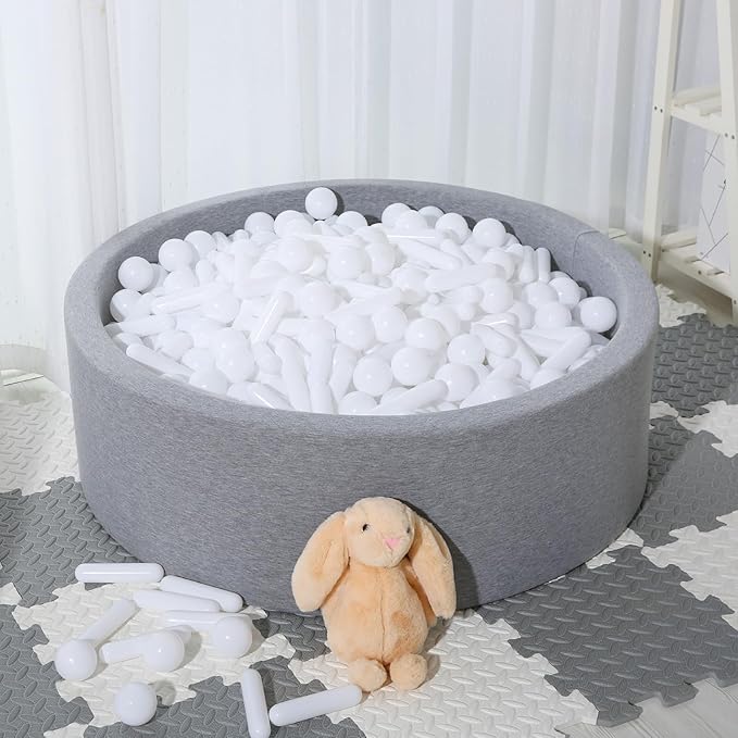 STARBOLO Ball Pit Balls for Kids -Pack of 150 200 500 Colorful Ball Pit Balls Crush Proof Plastic Toy Balls for Toddlers Ball Pit, Ball Pit Play Tent, Baby Pool Water Toys