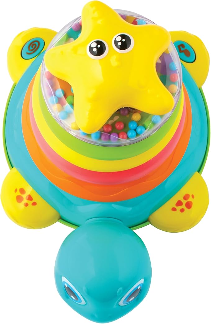 Kidoozie Bump Around Stacking Turtle Ages 6 Months+ Infant Toddler Learning Developmental Musical Toy
