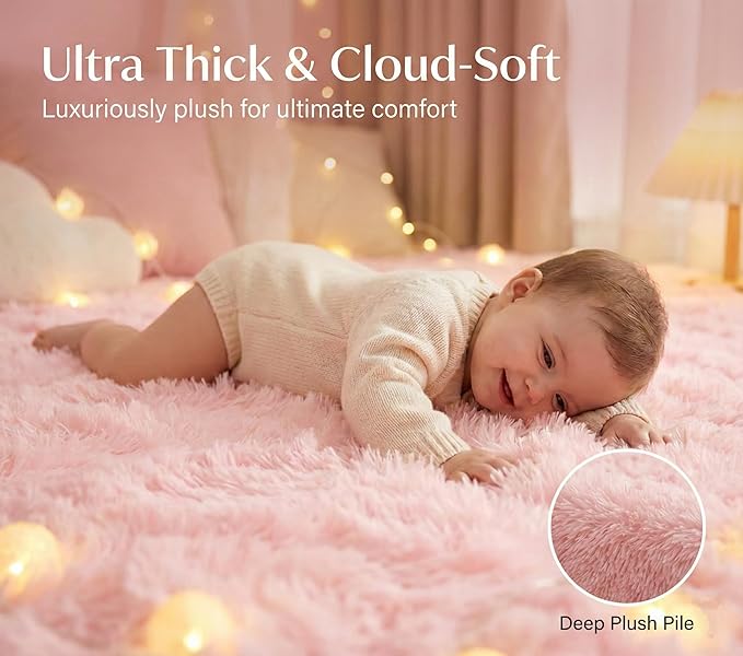 Orian Princess Tent for Girls - Kids Play Tent Indoor & Outdoor with Rug, Pink Toddler Castle Playhouse for Ages 2-7, 55??x 53?? Children?™s Toys and Gifts