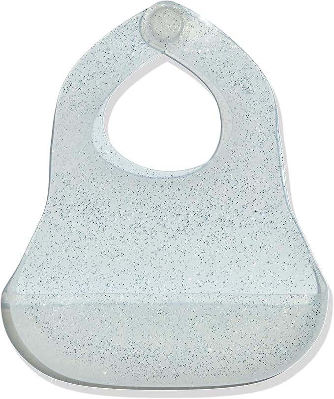Magnetic Silicone Baby Bib ??Waterproof, Dishwasher Safe, BPA Free Food-Grade, Feeding Bib for Infants and Toddlers