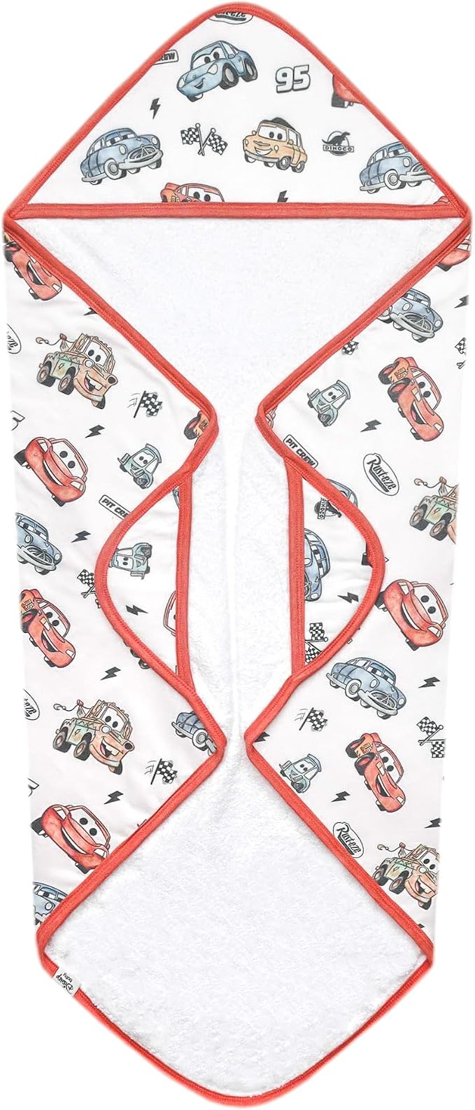 Copper Pearl Disney Pixar Cars Premium Knit Hooded Towel