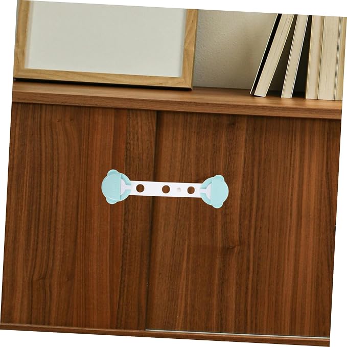Totority 3pcs Boy Girl Safety Cabinet Locks Adorable Easy Install Fridge Drawer Locks for Boy Girl Durable Safety