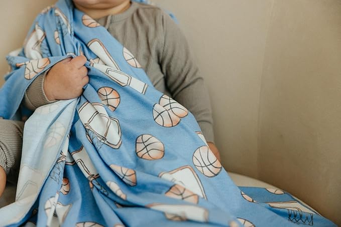 Copper Pearl Baby Swaddle Blanket - Premium Knit Baby Blanket, Large Soft Stretchy Receiving Blankets for Baby Boy and Girl, Swaddles for Newborn, Infant, and Toddler (Dunk)