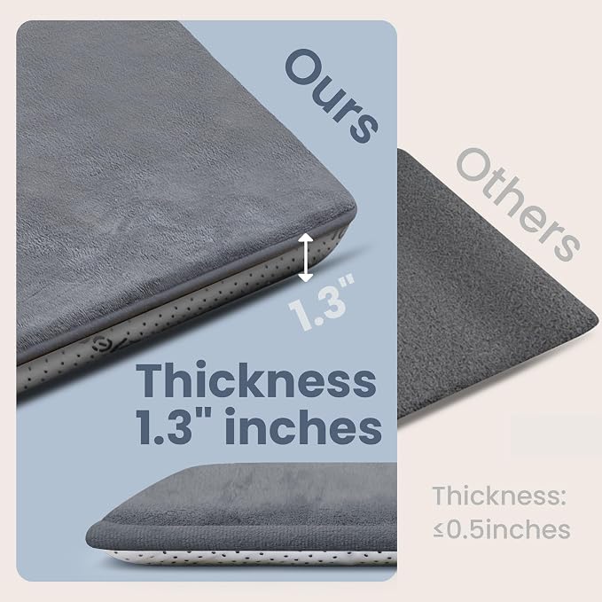 Baby Play Mat for Floor,Large 79"×79" Playpen Mat for Toddler,Infant,Kids,1.3" Thick Non-Slip Nursery Rug,Water Repellent Soft Padded Activity Mats for Tummy Time,Crawling,Playroom(Dark Grey)