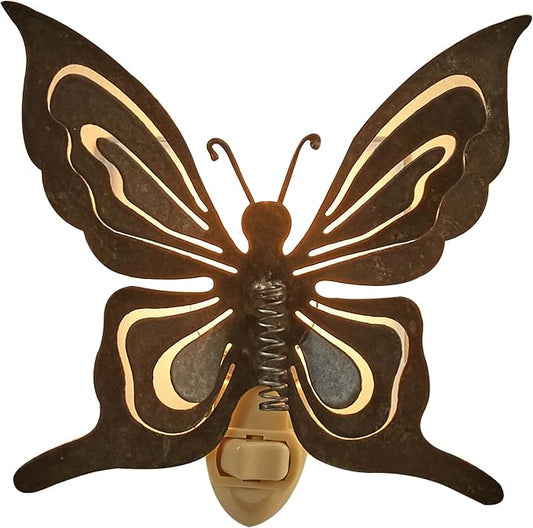 Park Designs Butterfly Night Light 5.25" H