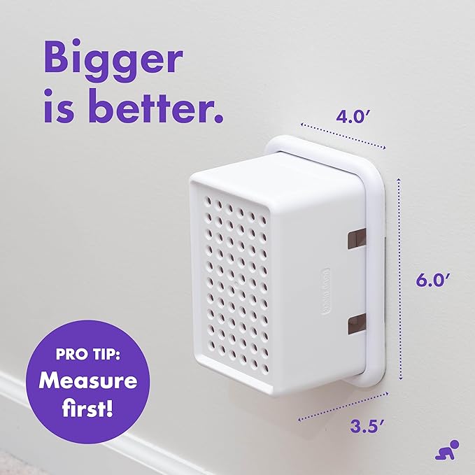 Extra Large Outlet Cover Box ??Doorbell Transformer Cover & Large Outlet Cover for Bulky Plugs, Outlet Covers Baby Proofing, Childproof Electrical Outlet Box for Power Bricks & Adapters