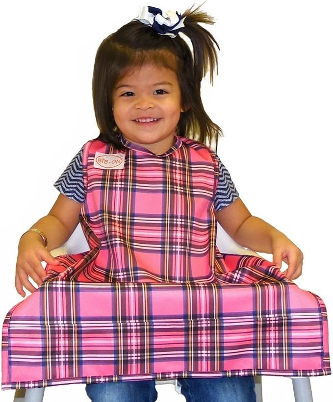 BIB-ON, Full-Coverage Bib and Apron Combination for Infant, Baby, Toddler Ages 0-4.