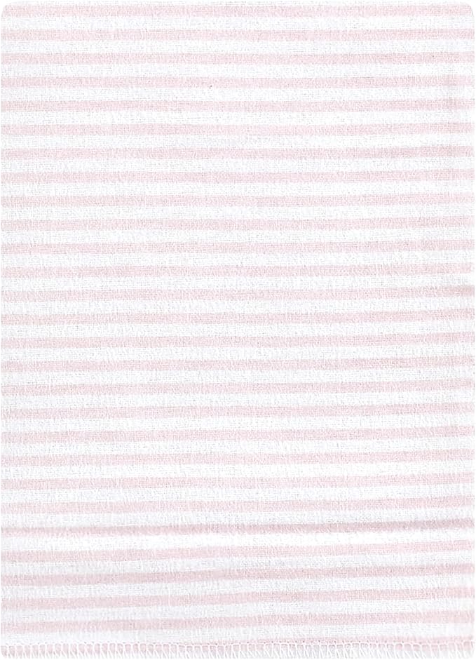 Hudson Baby Unisex Baby Cotton Flannel Burp Cloths Bundle, Citrus Orange, One Size