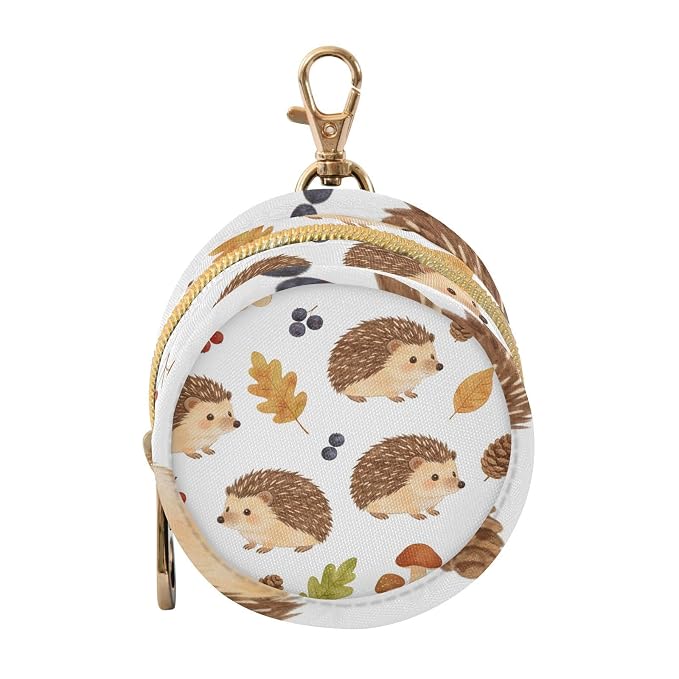 Hedgehog Portable Baby Pacifier Holder Case with Clip for Stroller Diaper Bag Travel A23010537