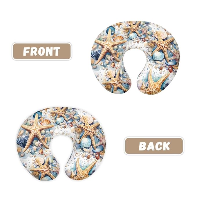 Starfish Nursing Pillowcase Fits Snug on Baby Boys Girls,Ultra Soft Breathable Nursing Pillow Cover Stretchy Nursing Pillow Cover Easy to Clean