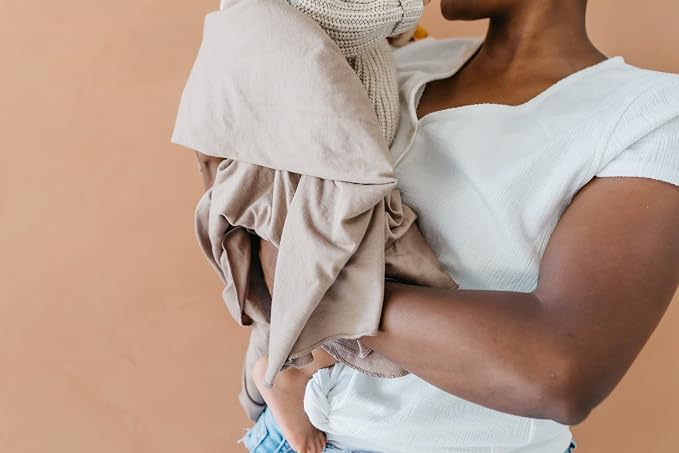 Copper Pearl Swaddle Blankets for Newborns | Soft Stretchy Receiving Blankets for Boys and Girls | Large 46 x 46 Inch Baby Blankets | Lightweight and Breathable Swaddles | Gobi