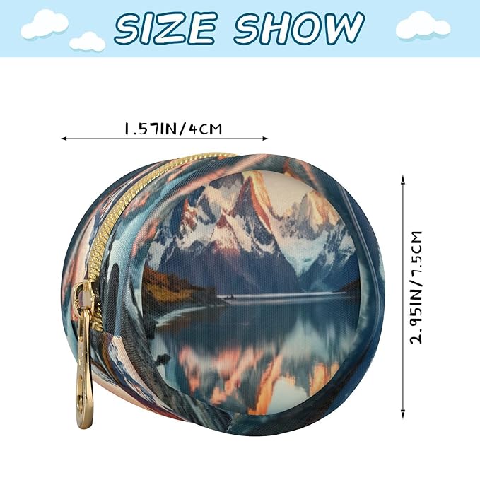 Great Mountains River Pacifier Holder Case for Newborns Portable Travel Pacifier Storage Container for Diaper Bags