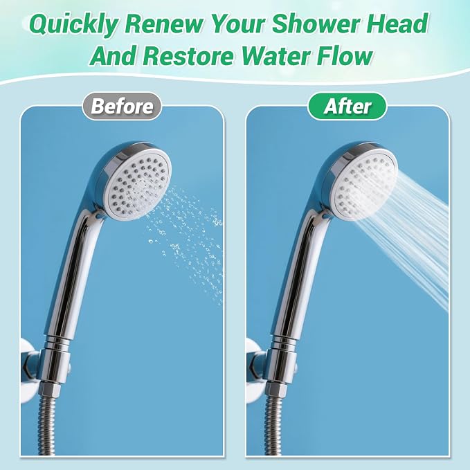 MAPVOLUT 51-in-1 Shower Head Cleaner Kit & Straw Cleaning Brushes Set - Unclog Nozzles, Holes, Stanley Cups, Sippy Bottles, Printers, Faucets - 35 Brushes, 10 Steel Picks, 5 Straw Brushes (3 Colors)