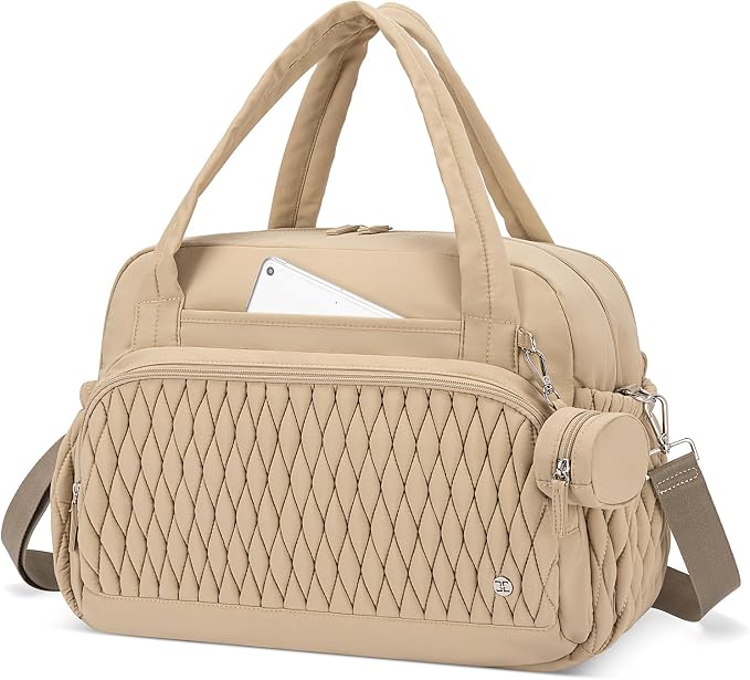 Telena Tote Diaper Bags, Travel Crossbody Large Capacity Hospital Bag for Women Labor Delivery with Pacifier Case