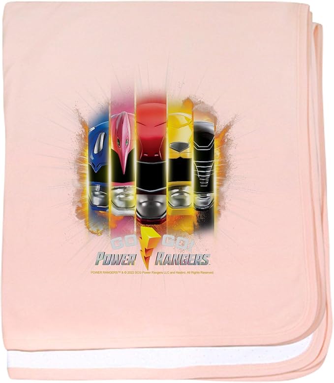 CafePress Go Go Power Rangers! Baby Blanket, Super Soft Newborn Swaddle