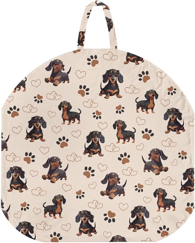 Dachshund Pillow Cover Kawaii Breastfeeding Cover Ultra Soft & Breathable Unisex Nursing Pillow Slipcovers Machine Wash & Quick-Dry Feeding Cushion Cover Newborn Gift