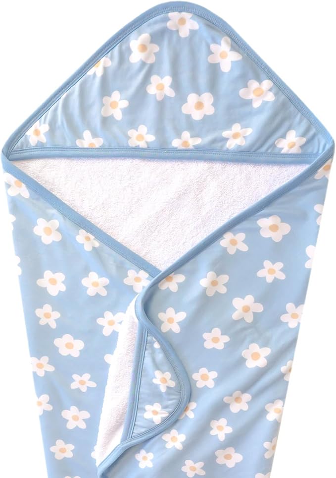 Copper Pearl Hooded Bath Towels Premium Knit/Terry Cloth Baby Towels with Hood, Pockets, and Cool Designs - Great to Gift and Make Bath Time Fun - Baby Bath Towel, Della