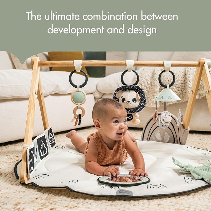 Tiny Love Luxe Developmental Gymini – Black & White Décor Collection, Black