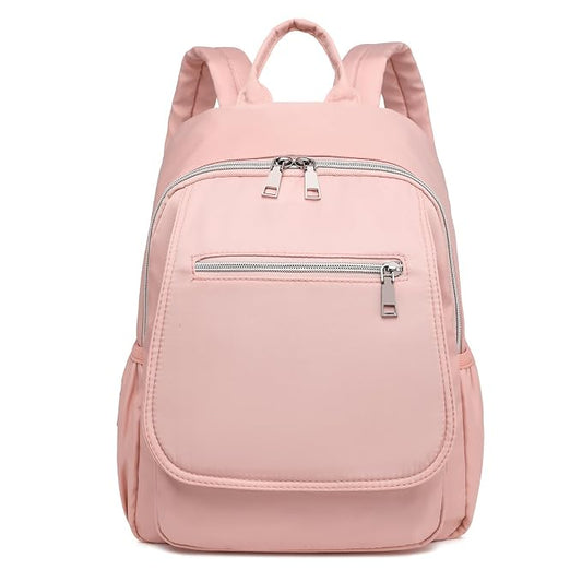 Small Diaper Bag Backpack, Mini Diaper Bag Purse with 10 Pockets, Travel Baby Bag for Baby Girls, Insulated Pockets, Stroller Straps,pInk