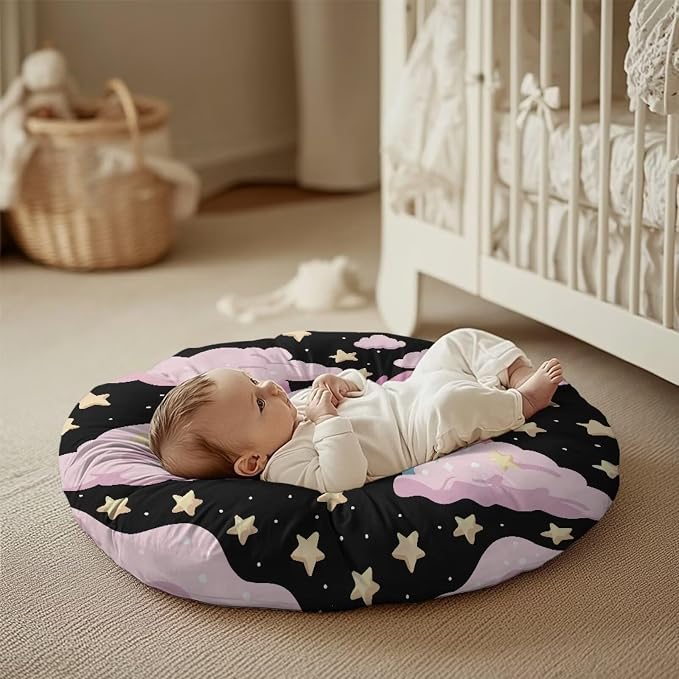 Rainbow Axolotl Stretchy Nursing Pillow Covers Breast Feeding Pillows Covers for Moms Ultra Soft Snug Fits On Infant Nursing Pillow Nursing Pillow Case for Newborn