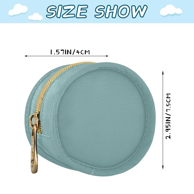 Teal Pacifier Holder Case Newborn Pacifier Storage Pouch for Boys Girls Easy Attach to Diaper Bag Portable Baby Essentials Container