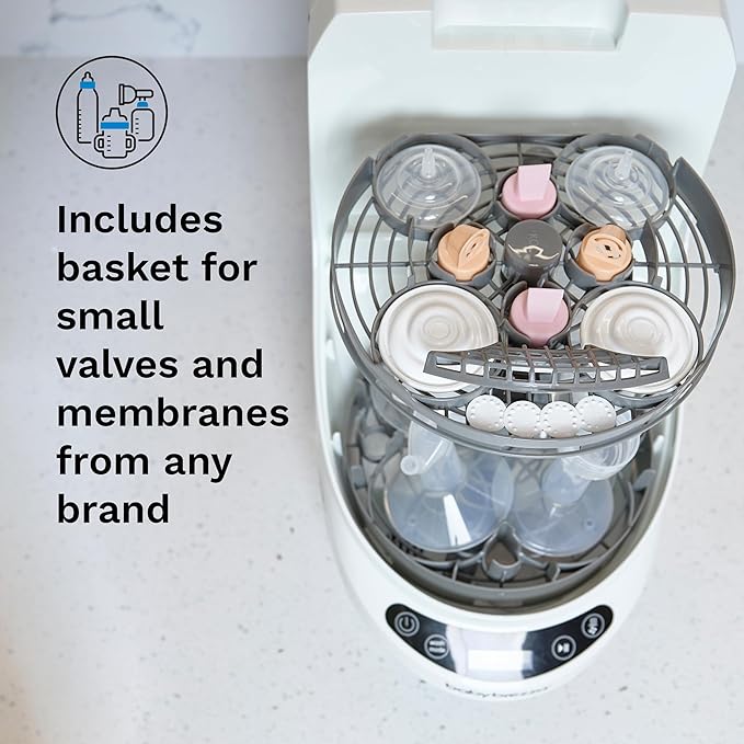 Baby Brezza Bottle Washer Pro Breast Pump Parts Replacement Rack – Fits All Breast Pump Parts Including Wearables