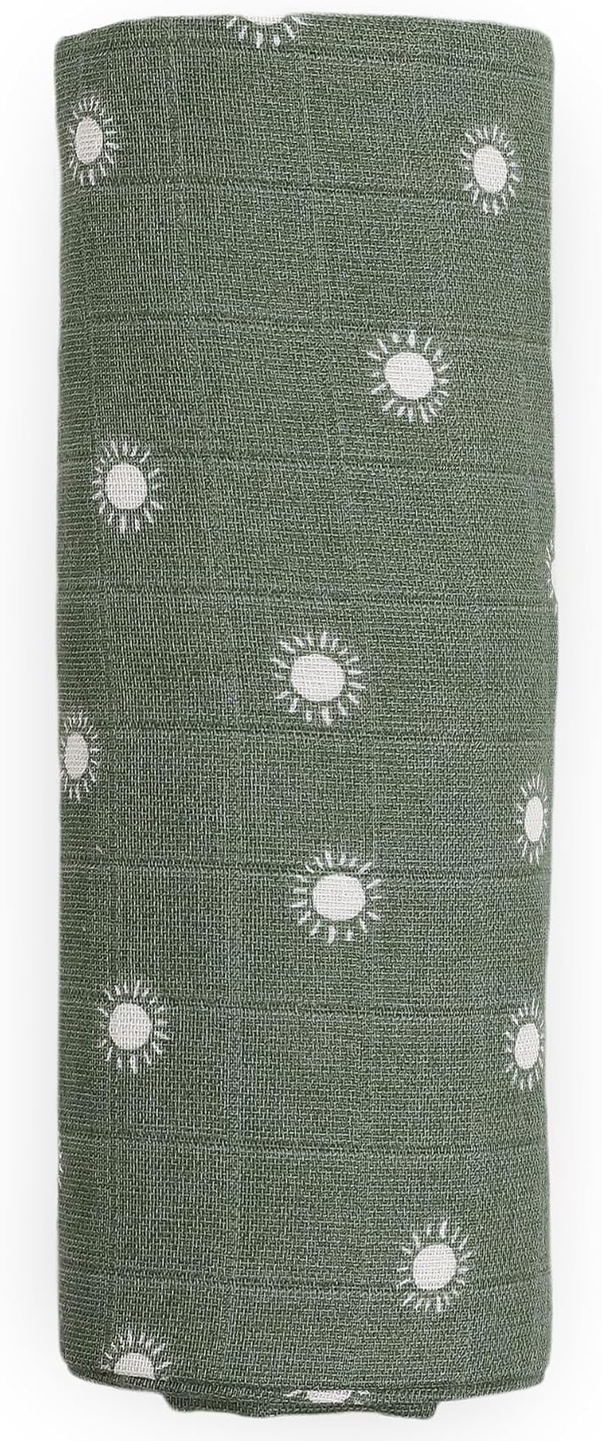 Little Unicorn Muslin Swaddle Blanket for Newborns & Infants | Soft & Breathable Fabric | Baby Blanket for Swaddling, Nursing, Shower Gifts (Sage Suns)